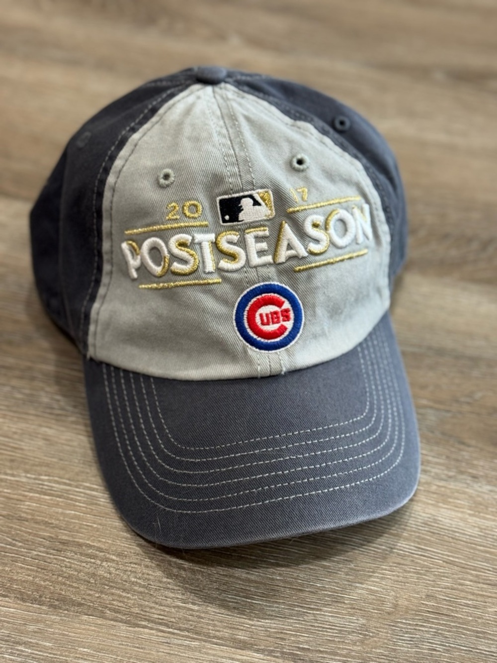 ’47 Brand Chicago Cubs Gray Baseball Cap Adjustable Hat 2017 MLB Unisex